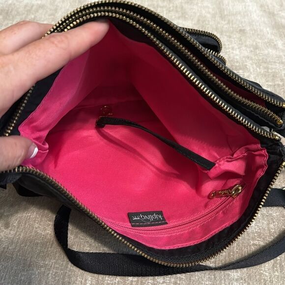 Kipling Midnight Black Crossbody Bag - Picture 9 of 13